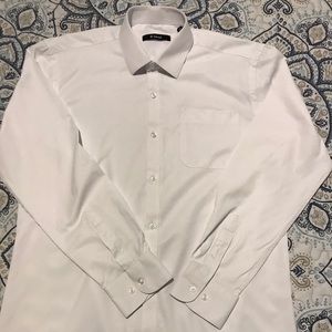 Men’s White Ebind Dress Shirt